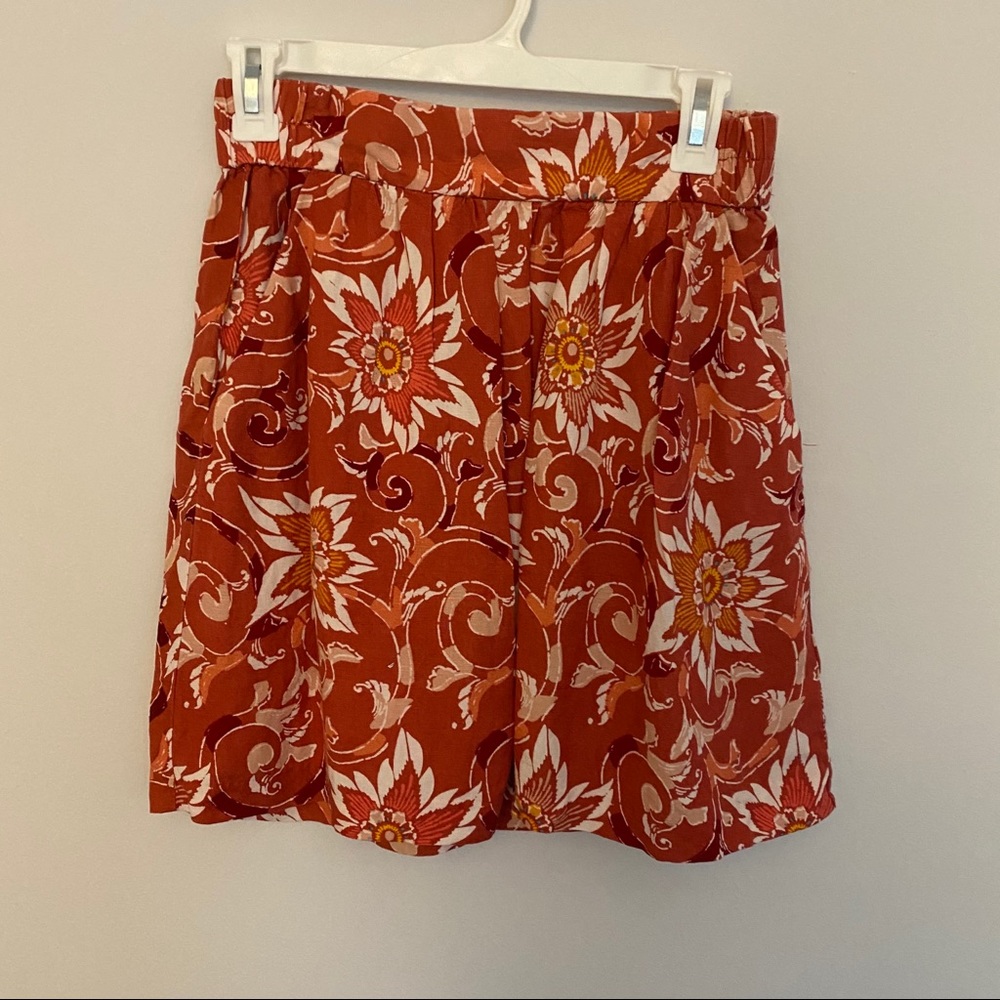 NWT LOFT Floral print skirt